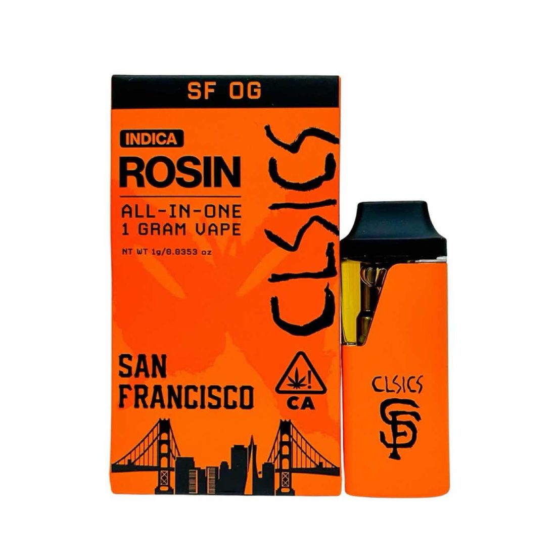 CLSICS Live Rosin AIO Vape SF OG 1g