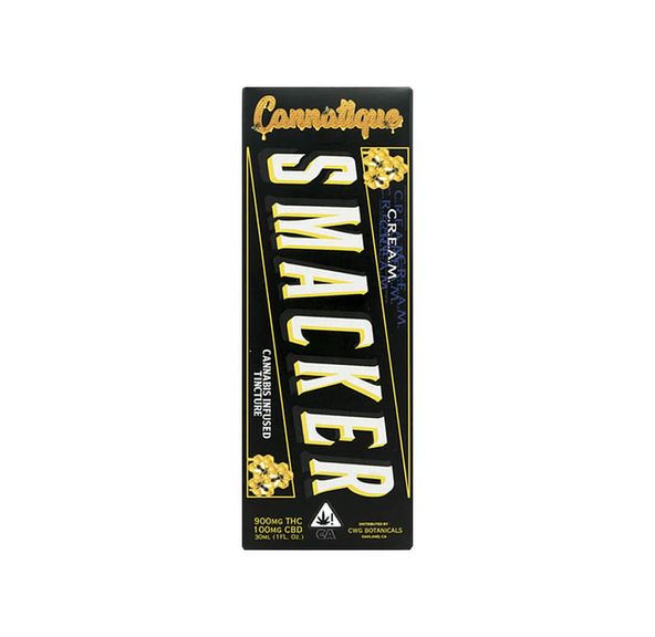 1. Cannatique Smacker 900mg THC / 100mg CBD Tincture - Cream *SALE*