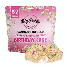 Big Pete's - Birthday Cake Crispy - 100mg