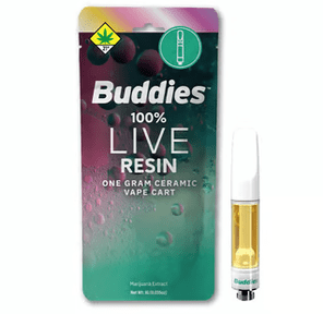 Buddies Live Resin Cartridge Sub Zero 1g