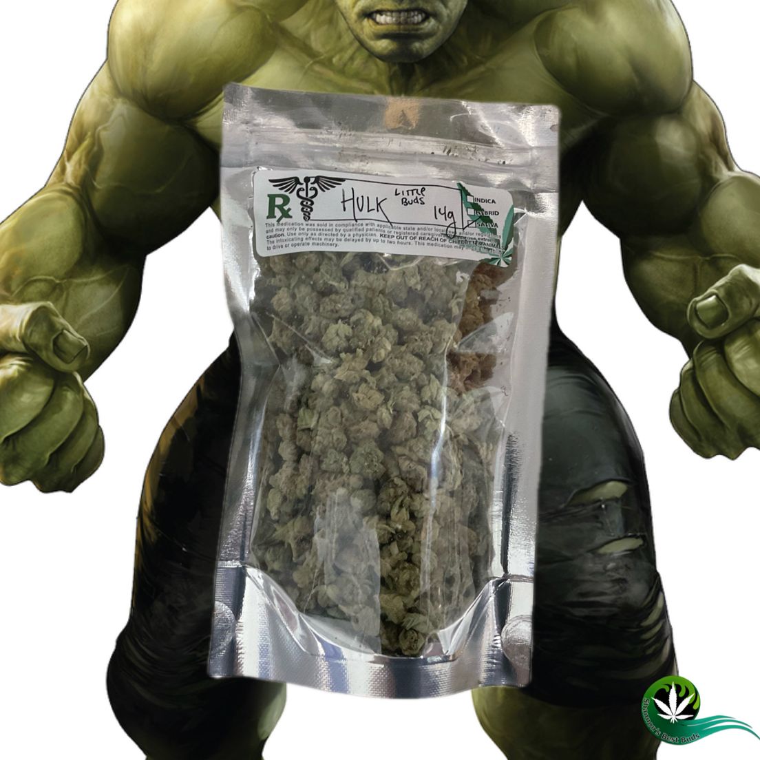 The Hulk Little Buds - Half Ounce