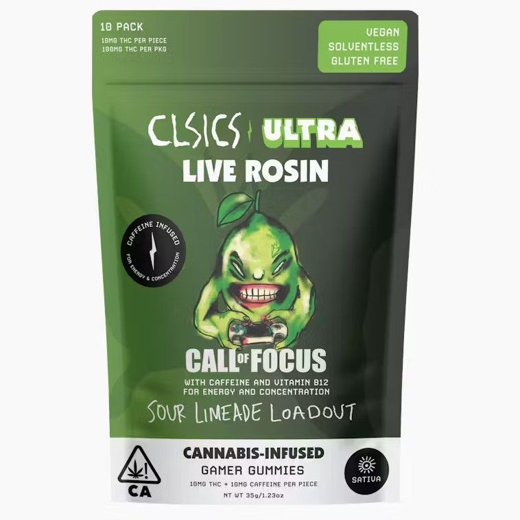 Call Of Focus - 10pk Gummies Live Rosin Infused