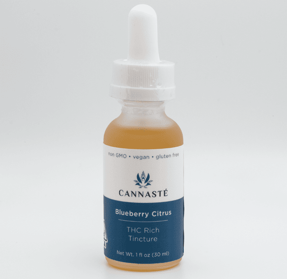 Blueberry Citrus THC Rich Non-GMO, Vegan and Gluten Free Tincture (30 ml)