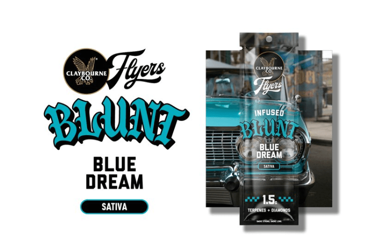 Claybourne Co. - Blue Dream - Infused Preroll Blunt - 1.5g - Sativa