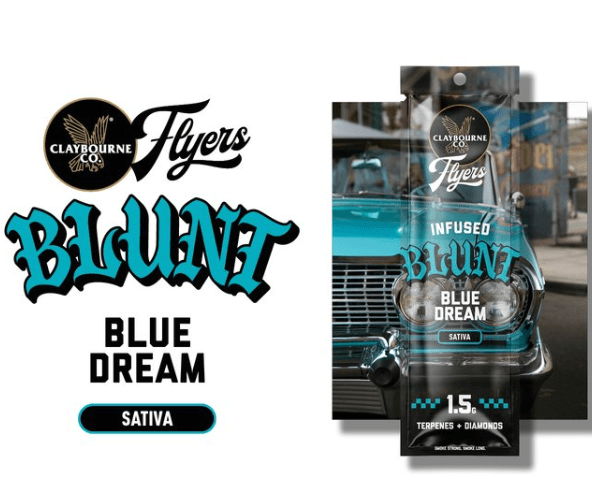 Claybourne Co. - Blue Dream - Infused Preroll Blunt - 1.5g - Sativa