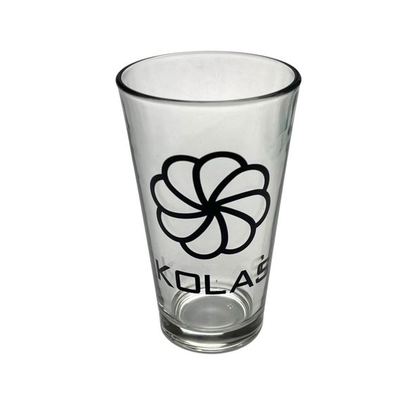 Kolas Branded Pint Glass Black