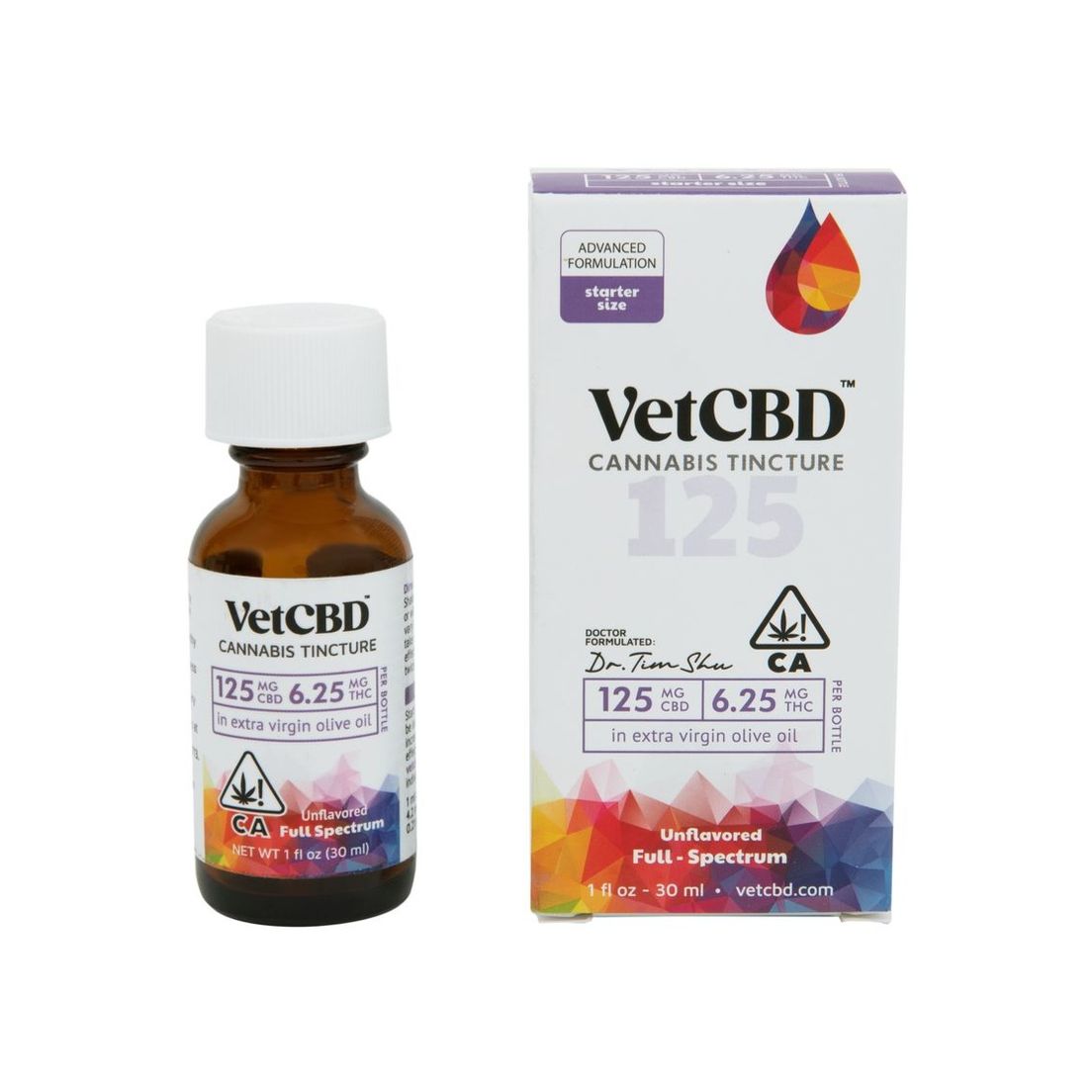 Vet CBD | Tincture | 1oz | Full Spectrum | Regular Strength