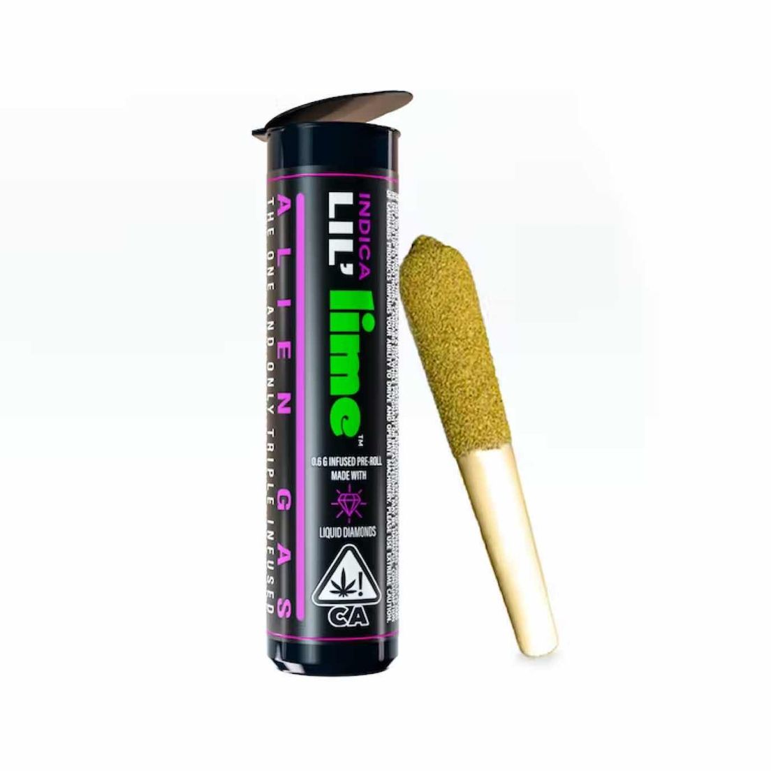 Lime Infused Mini Pre-roll Alien Gas .6g