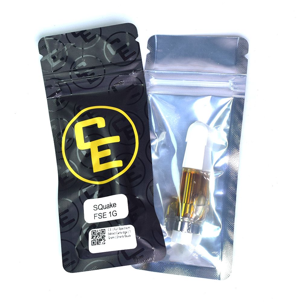 C.E. | Full Spectrum Extract Cartridge | 1 Gram | Sherb Quake | Indica | $45.00