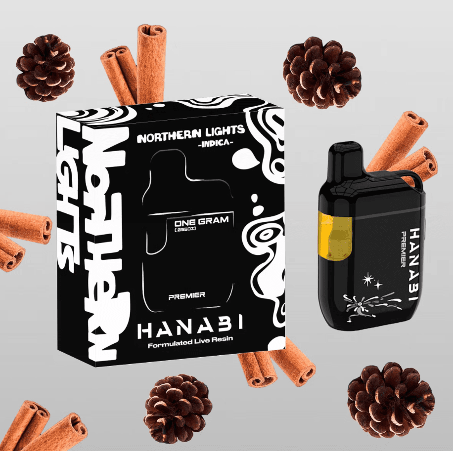 Hanabi Live Resin AIO Vape Northern Lights 1g