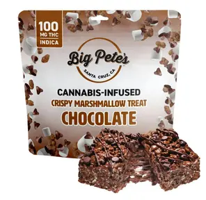 Big Pete's - Chocolate Indica Crispy Marshmallow Treat - 100mg