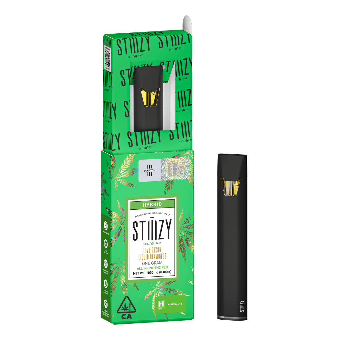 STIIIZY - All In One - 1g - Live Resin Liquid Diamonds - Pink Runtz