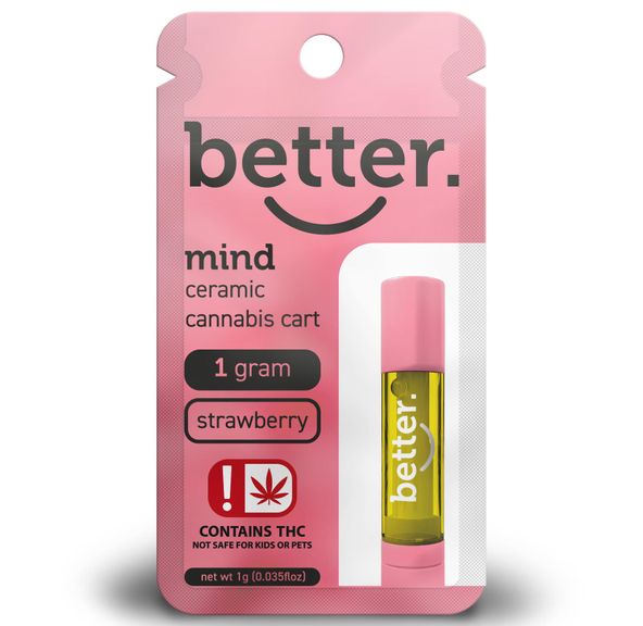 BETTER MIND STRAWBERRY CART 1G