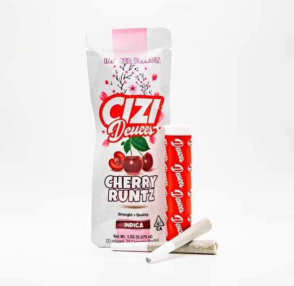 Cizi - Cherry Runtz - Deuces 2 Infused Pre-Rolls