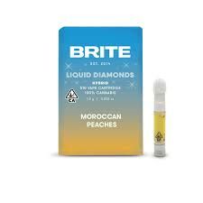 BRITE LIQUID- DIAMONDS CARTRIDGE - Moroccan Peaches- 1G-Hybrid