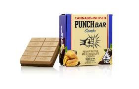 [Punch] Punch Bar - 100mg - Combo Peanut butter & Milk chocolate Crunch (H)