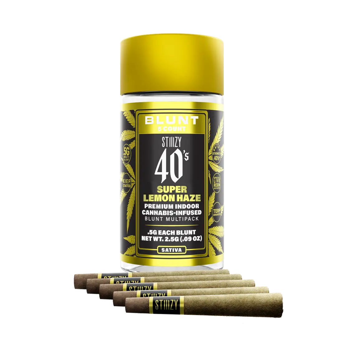 .5G 40S MINI BLUNTS - SUPER LEMON HAZE 2.50 g
