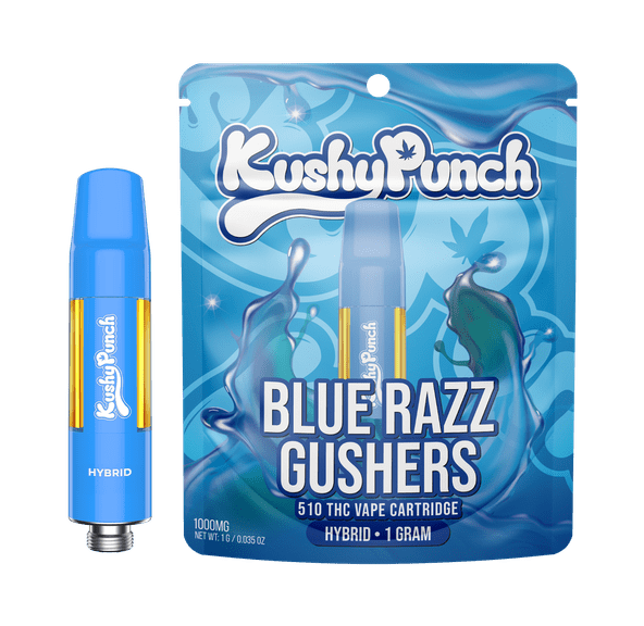 Kushy Punch | Vape Cart | 1g | Blue Razz Gushers