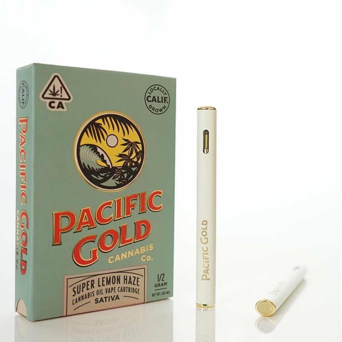 .5g Super Lemon Haze(SATIVA) Disposable Cart - PACIFIC GOLD