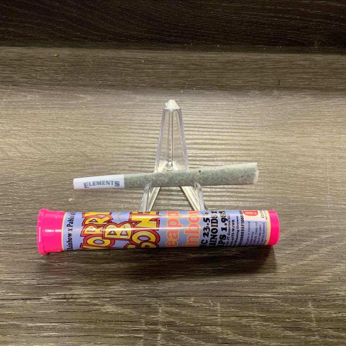 Pineapple Rainbow Worry B Gone Preroll 1g