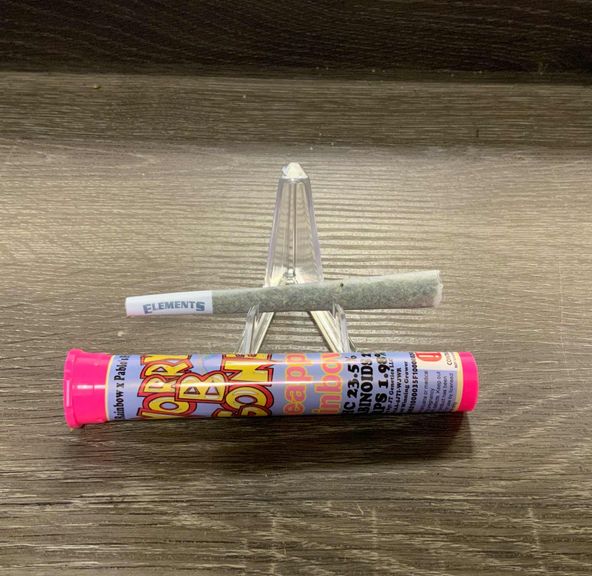 Pineapple Rainbow Worry B Gone Preroll 1g