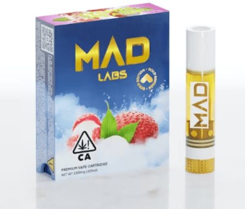 Mad Labs | Premium Vape Cartridge (Gold Edition) | 1g | H | Lychee Splash
