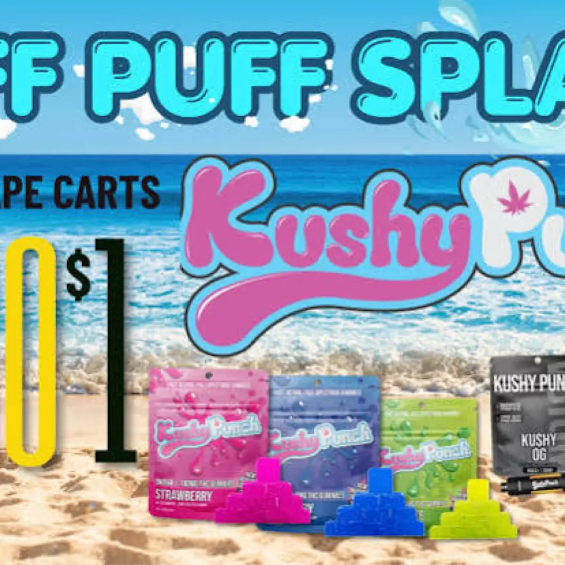 KUSHY PUNCH - AIO Vape 1g Indica Gorilla Z