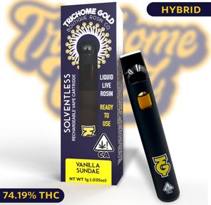 Trichome Gold Rosin Disp Vanilla Sundae 1g