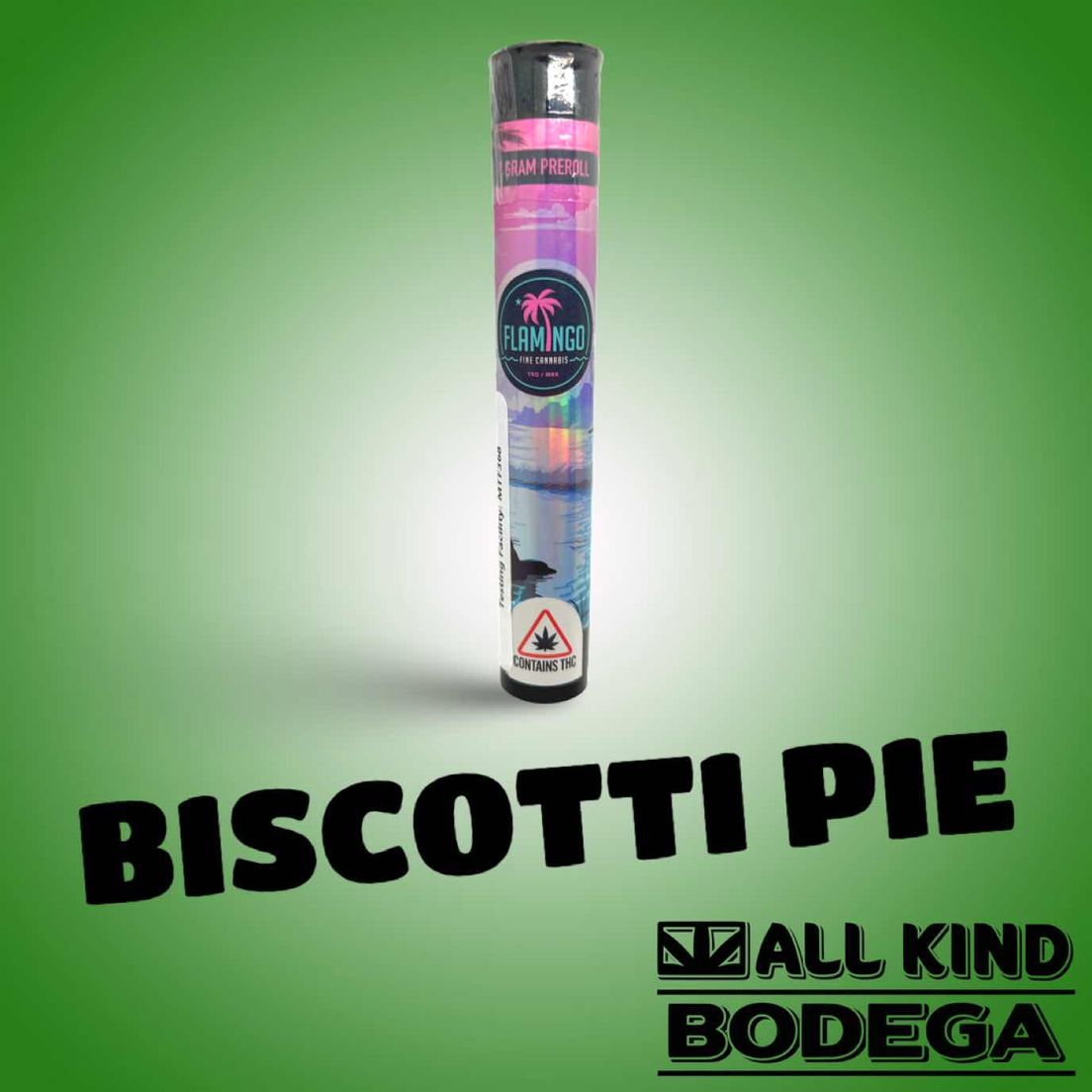 Biscotti Pie 1g Preroll (@flamingomaine)