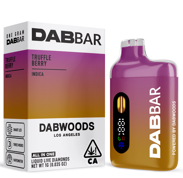 Dabwoods | AIO Vape | 1g | Diamond Dab Bar | Truffle Berry