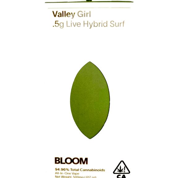 BLOOM - Live Resin - Valley Girl - Disposable - 0.5g