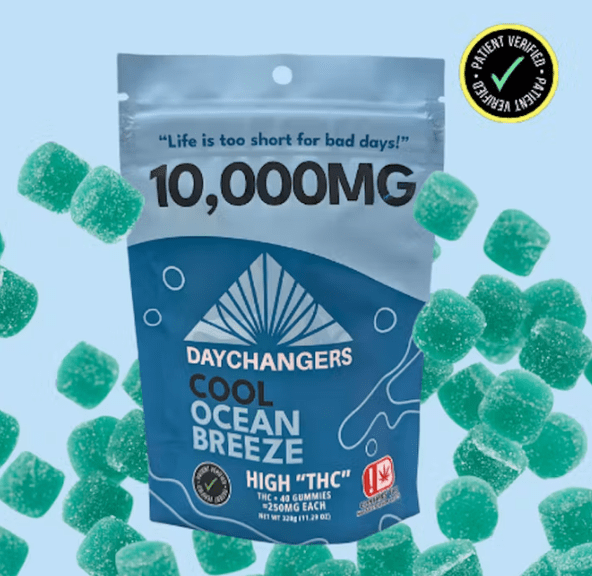 10,000mg THC Gummy (40ct) - Cool Ocean Breeze