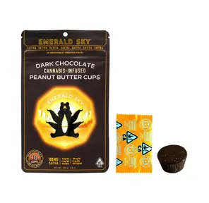 Emerald Sky Dark Chocolate Peanut Butter Cups 100mg THC