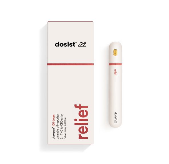 dosist Disposable Vape Pen 0.25g Relief 2:1 THC/CBD
