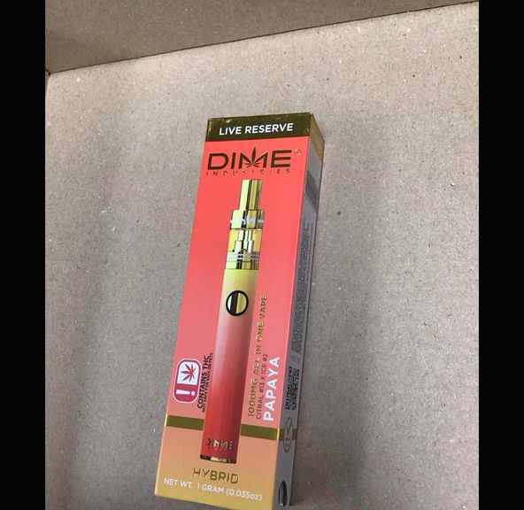 Papaya Dime Disposable Live Reserve 1g