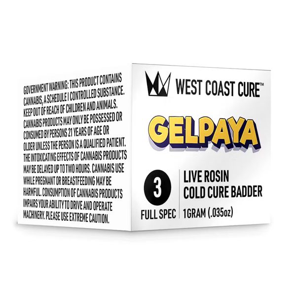 Gelpaya - Live Rosin Cold Cure Badder - T3