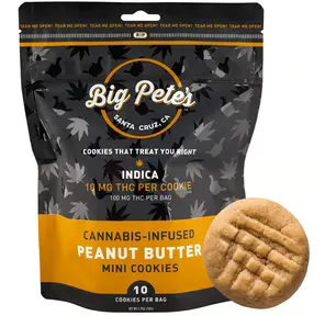 Big Pete's - Peanut Butter Cookies (Indica 10pk)