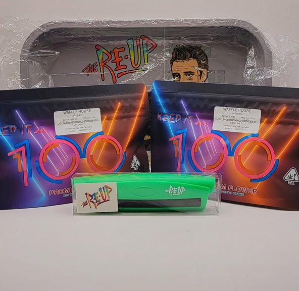 *Deal! $105 1 oz. Waffle House (31.9%/Hybrid) - Keep it 100 + Joint Roller + Rolling Tray