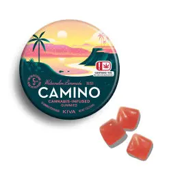 KIVA CAMINO GUMMIES WATERMELON LEMONADE 100MG
