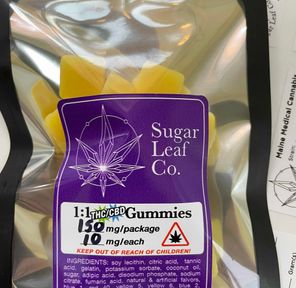 1:1 10mgTHC/CBD Gummies 150mg (15 pack)