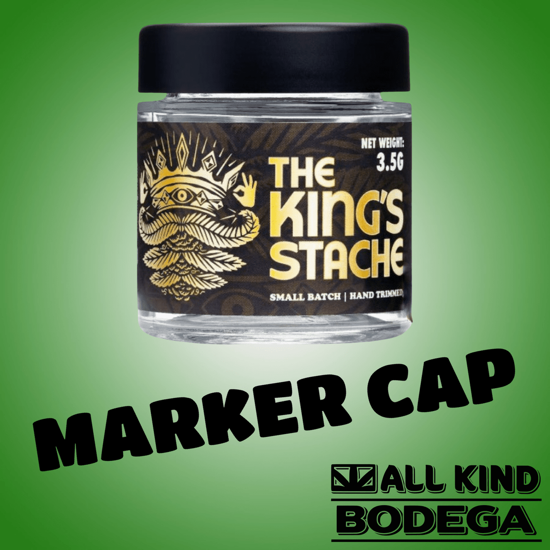 Marker Cap 3.5g Flower (@thekingsstache)