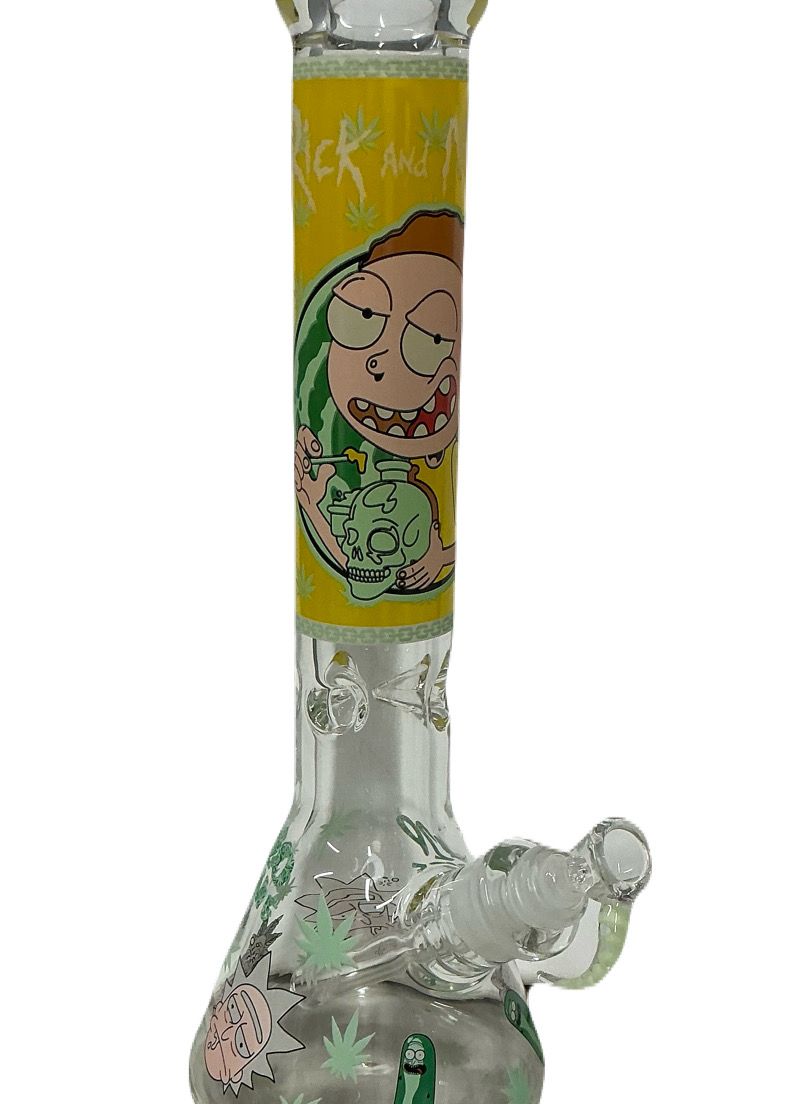 GG210 Rick and Morty 420 bong 14”