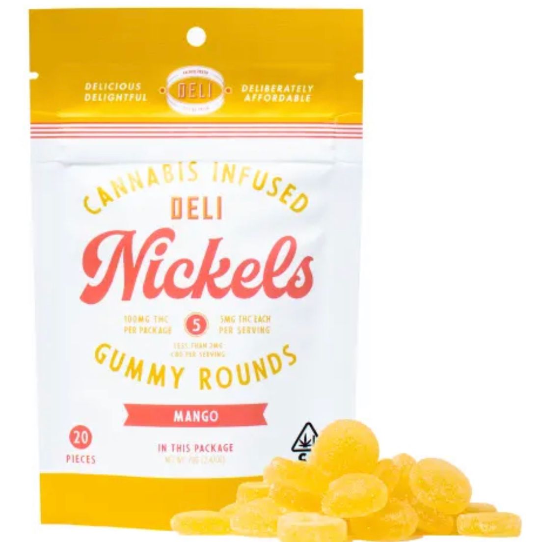 [Deli] Nickels - Mango Gummy Rounds
