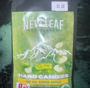100mg Green Apple Hard Candy