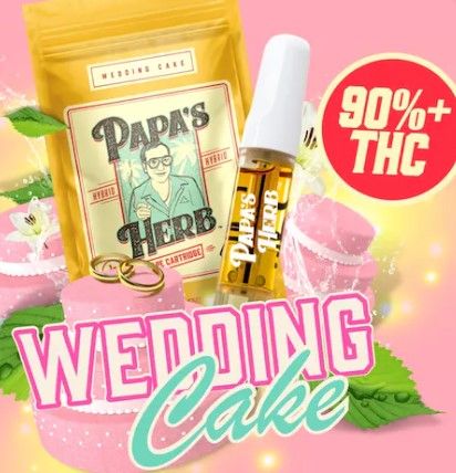 Papa's Herb - Wedding Cake - Cartridge - 1g - Hybrid