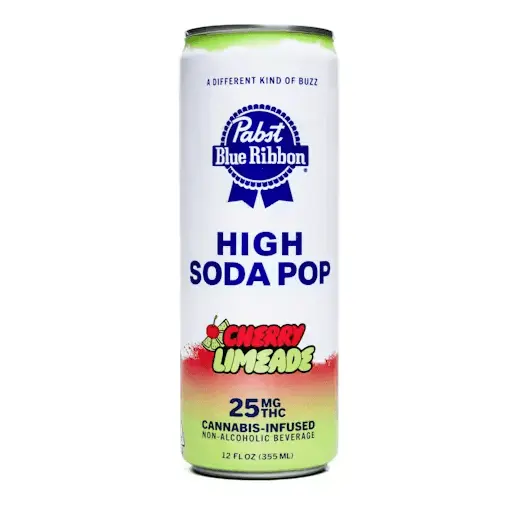 Cannabis Infused High SodaPop - Cherry Limeade | 25mg | Single Can 355.00 g
