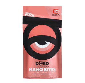 DŌSD Edibles - 1000mg Nano Bites - Peach Gummies (SATIVA)