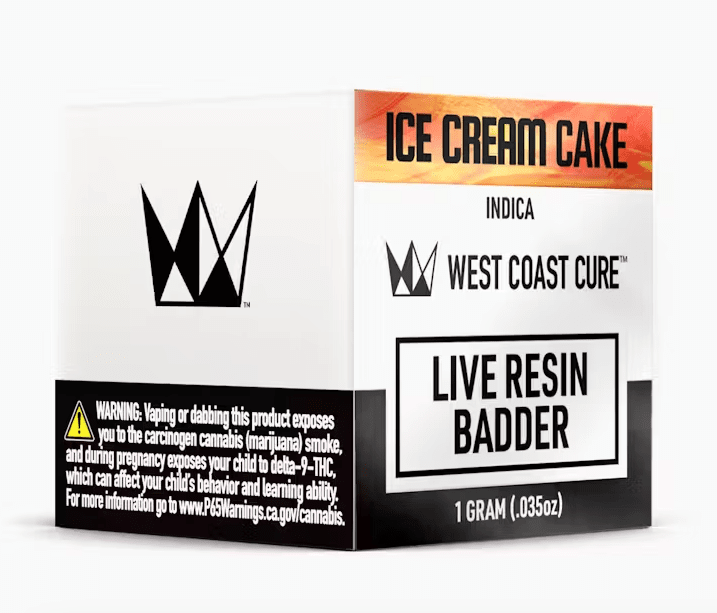 West Coast Cure - Ice Cream Cake Badder 1g