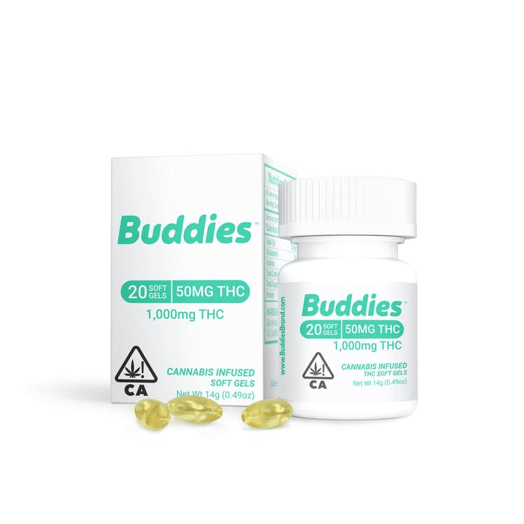 Buddies Capsule 50mg 20pk 1000mg