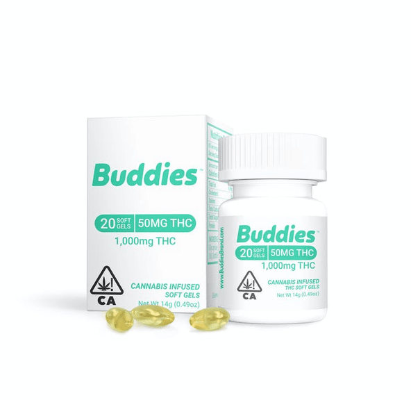 Buddies Capsule 50mg 20pk 1000mg